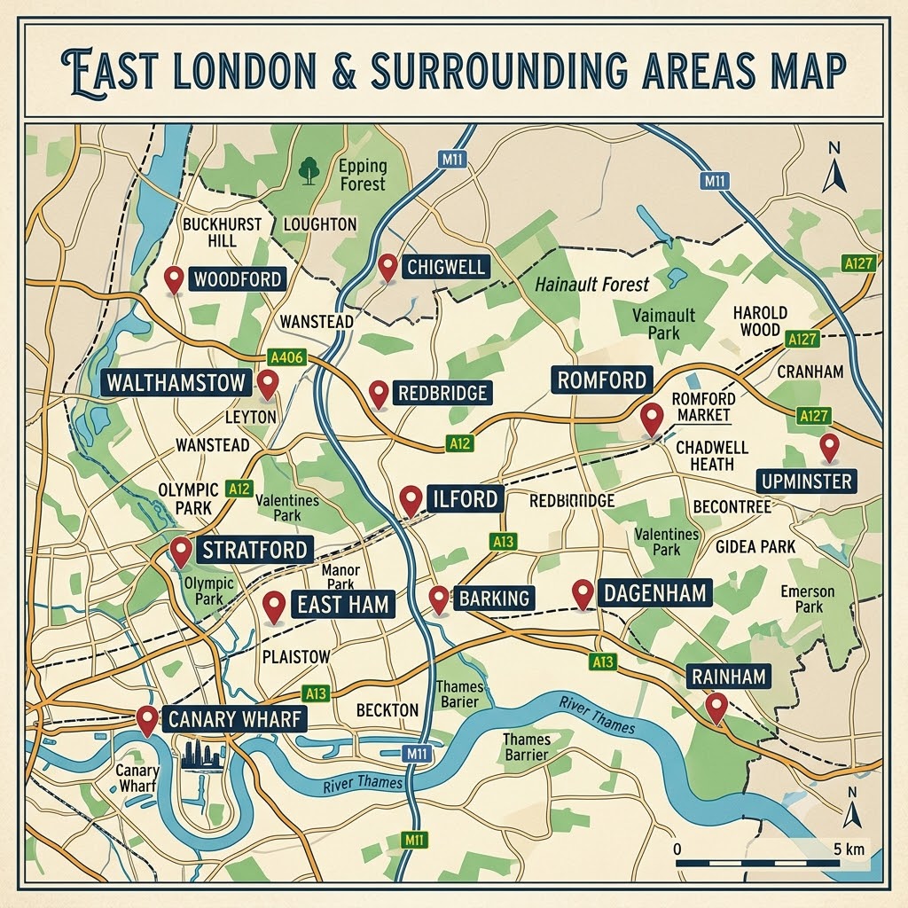 Areas We Cover