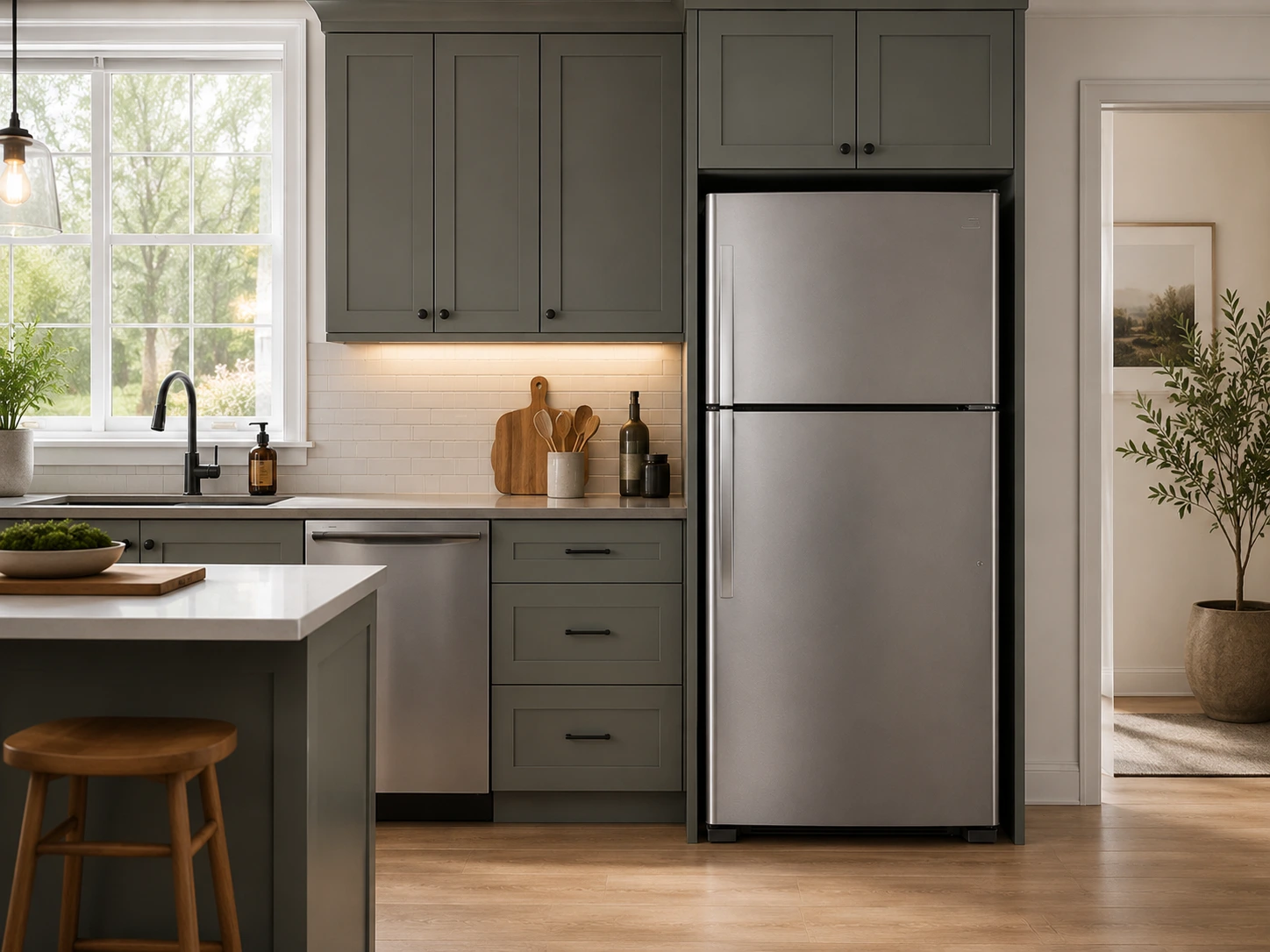 Integrated Top Freezer